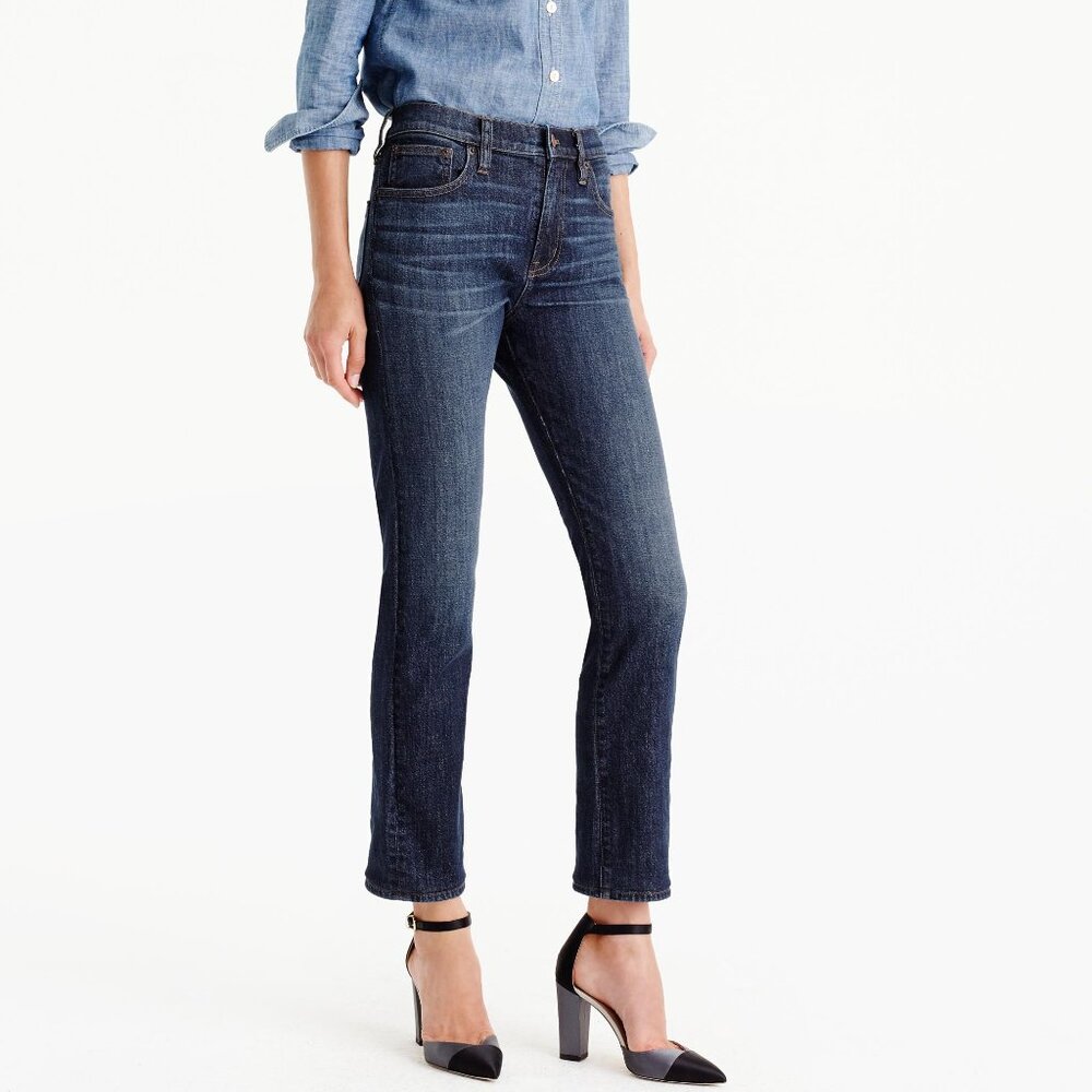 J. Crew Vintage Crop Jean in Leopold Wash, 28
